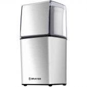 Кофемолка BRAYER BR1181, 2 ножа для мяг. и твер., 70 г.,Мощн. 200 Вт, нерж Кофемолка BRAYER BR1181, 2 ножа для мяг. и твер., 70 г.,Мощн. 200 Вт, нерж