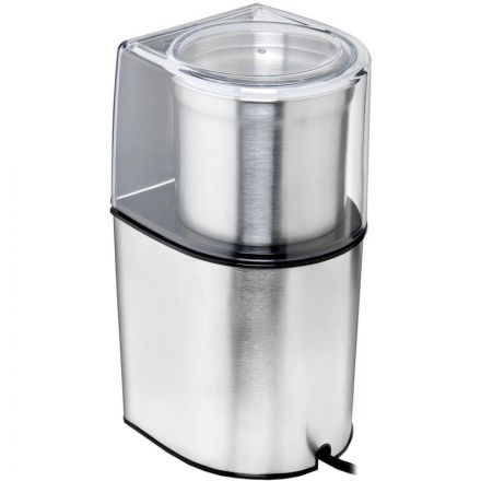 Кофемолка BRAYER BR1181, 2 ножа для мяг. и твер., 70 г.,Мощн. 200 Вт, нерж Кофемолка BRAYER BR1181, 2 ножа для мяг. и твер., 70 г.,Мощн. 200 Вт, нерж