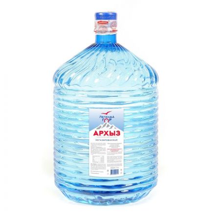Вода питьевая бутилированная Легенда Гор Архыз 19 л (в одноразовой таре)