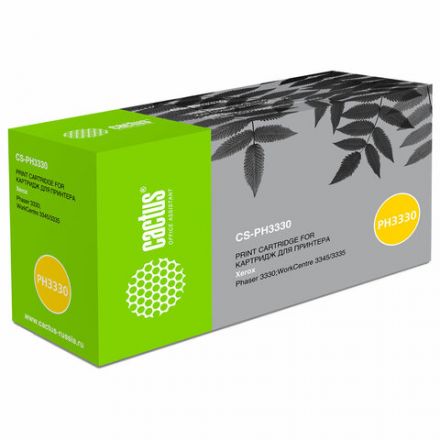 Картридж лазерный CACTUS (CS-PH3330) для Xerox Phaser 3330/WC3335, ресурс 8500 стр. Картридж лазерный CACTUS (CS-PH3330) для Xerox Phaser 3330/WC3335, ресурс 8500 стр.