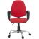 Кресло FA_EChair-222 PC ткань красная ТК12, Silver