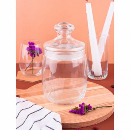 Банка для сыпучих продуктов, с крышкой, 920 мл, стекло, PASABAHCE "ЧЕШНИ", фирменная подарочная упаковка, 97560 Банка для сыпучих продуктов, с крышкой, 920 мл, стекло, PASABAHCE "ЧЕШНИ", фирменная подарочная упаковка, 97560