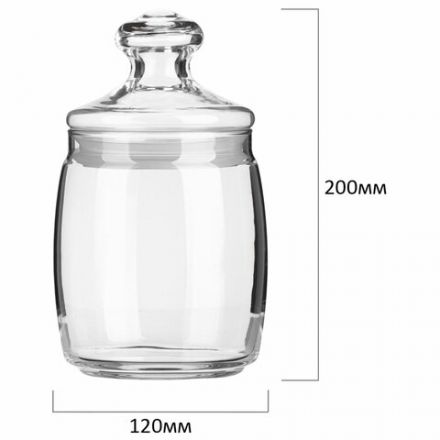 Банка для сыпучих продуктов, с крышкой, 920 мл, стекло, PASABAHCE "ЧЕШНИ", фирменная подарочная упаковка, 97560 Банка для сыпучих продуктов, с крышкой, 920 мл, стекло, PASABAHCE "ЧЕШНИ", фирменная подарочная упаковка, 97560