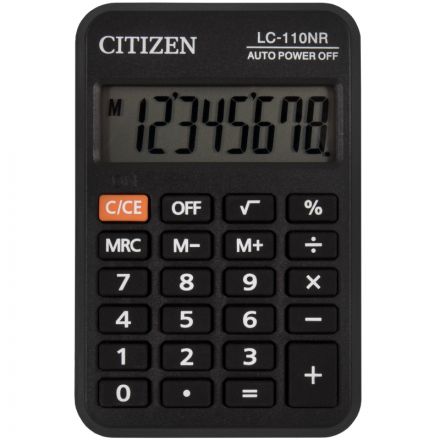 Калькулятор карманный Citizen LC-110NR 8-разрядный