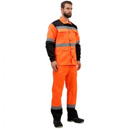 Костюм летний муж. лд01-КПК оранж./черн. (р.56-58) 170-176 Костюм летний муж. лд01-КПК оранж./черн. (р.56-58) 170-176