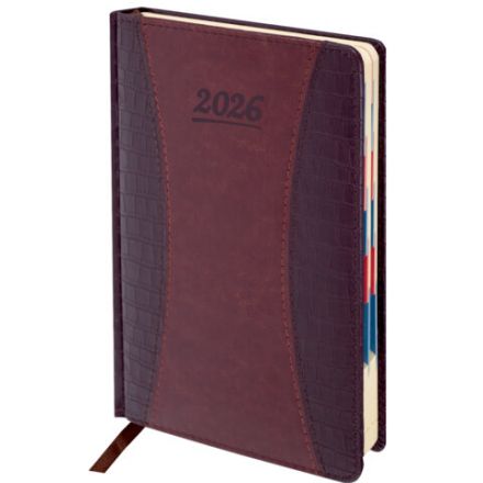 Ежедневник датированный 2026 А5 148х218 мм, GALANT "CombiContract", под кожу, коричневый, 117487 Ежедневник датированный 2026 А5 148х218 мм, GALANT "CombiContract", под кожу, коричневый, 117487