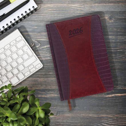 Ежедневник датированный 2026 А5 148х218 мм, GALANT "CombiContract", под кожу, коричневый, 117487 Ежедневник датированный 2026 А5 148х218 мм, GALANT "CombiContract", под кожу, коричневый, 117487