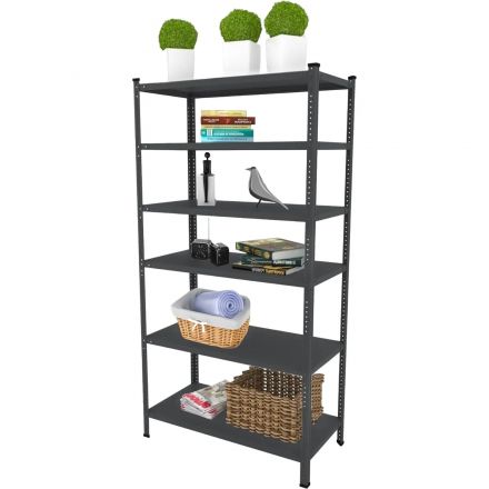 Стеллаж металлический Ульт_Everest-150-50/100/220-6-C (Разборный) RAL 7015