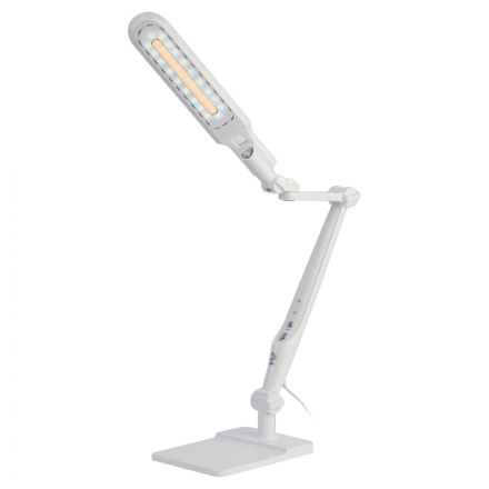 Светильник настольный  ЭРА NLED-497-12W-W светодиодный на струбцине, белый