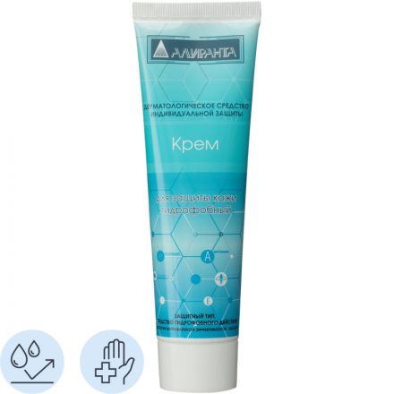 Крем защитный гидрофобный 100мл АЛИРАНТА 10015 Крем защитный гидрофобный 100мл АЛИРАНТА 10015