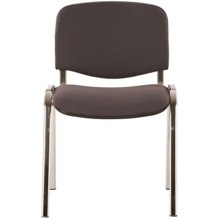 Стул 0MX_UA_Rio (ИЗО/ISO) серая ткань C-38, каркас хром