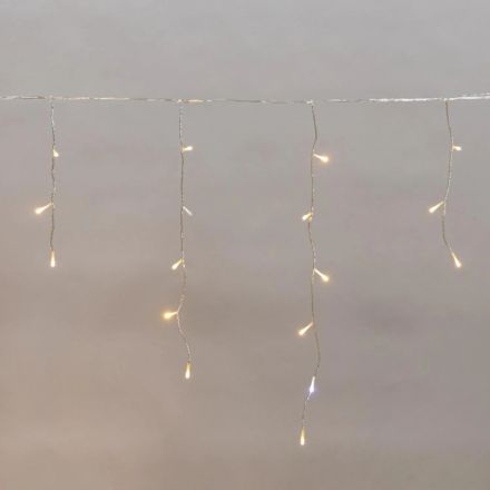 Гирлянда светодиодная АЙСИКЛ (бахрома) 5х0,6м, IP44, 112LED Теп бел 255-526