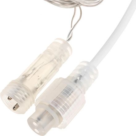 Гирлянда светодиодная АЙСИКЛ (бахрома) 5х0,6м, IP44, 112LED Теп бел 255-526