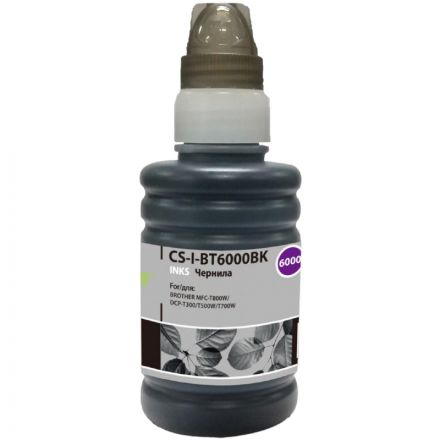 Чернила Cactus CS-I-BT6000BK чер. 100мл для Brother DCP-T300/T500W/T700W Чернила Cactus CS-I-BT6000BK чер. 100мл для Brother DCP-T300/T500W/T700W