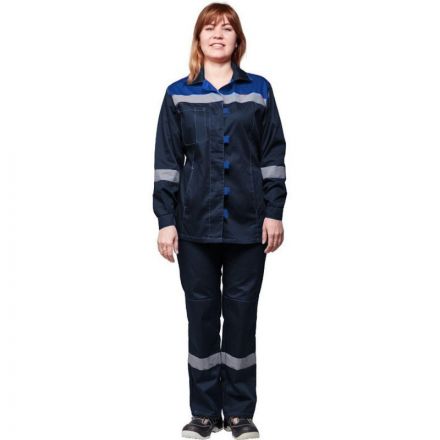 Костюм рабочий летний жен. л20-КБР син/вас (р.40-42) 170-176 Костюм рабочий летний жен. л20-КБР син/вас (р.40-42) 170-176