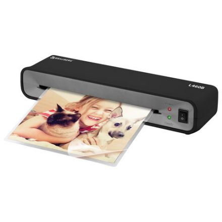 Ламинатор BRAUBERG L460B ЧЕРНЫЙ, формат A4, толщина пленки 75-125 мкм, скорость 30 см/мин., 531016 Ламинатор BRAUBERG L460B ЧЕРНЫЙ, формат A4, толщина пленки 75-125 мкм, скорость 30 см/мин., 531016