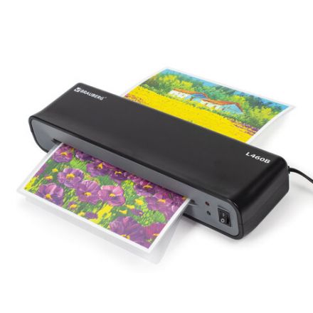 Ламинатор BRAUBERG L460B ЧЕРНЫЙ, формат A4, толщина пленки 75-125 мкм, скорость 30 см/мин., 531016 Ламинатор BRAUBERG L460B ЧЕРНЫЙ, формат A4, толщина пленки 75-125 мкм, скорость 30 см/мин., 531016