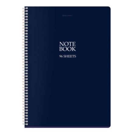Тетрадь А4, 96 л., BRAUBERG, гребень, клетка, матовая ламинация, "NoteBookMono" (микс в спайке), 405315 Тетрадь А4, 96 л., BRAUBERG, гребень, клетка, матовая ламинация, "NoteBookMono" (микс в спайке), 405315