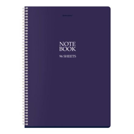 Тетрадь А4, 96 л., BRAUBERG, гребень, клетка, матовая ламинация, "NoteBookMono" (микс в спайке), 405315 Тетрадь А4, 96 л., BRAUBERG, гребень, клетка, матовая ламинация, "NoteBookMono" (микс в спайке), 405315