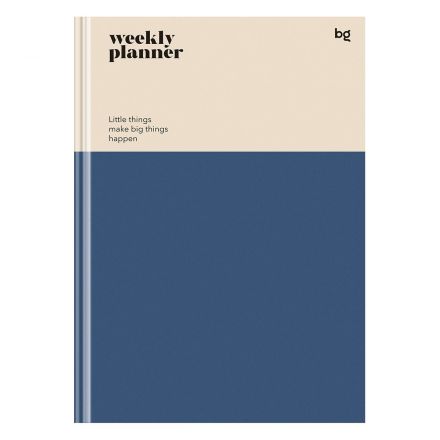 Планер школьный 1-11 кл. 64л. (твердый) BG "Планер. Синий", матовая ламинация