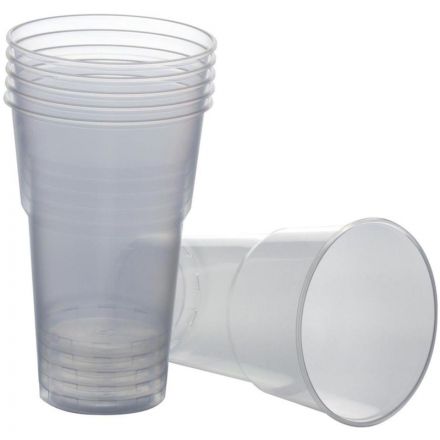 Стакан одноразовый 500мл прозр., для хол/гор., КОМУС, ПП 50шт/уп