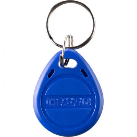 Брелок бесконтактный Bigtech EM-Marine чтение, с номером синий (100шт/уп)