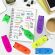 Набор текстовыделителей мини 6 ЦВЕТОВ BRAUBERG KIDS "CUTE CATS NEON", линия 1-5 мм, 152435