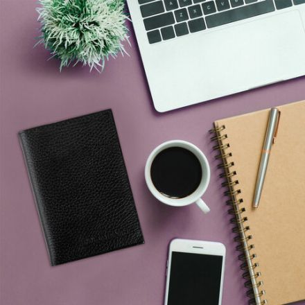 Обложка для автодокументов и паспорта натуральная кожа флоттер, "DOCUMENTS", черная, BRAUBERG 238193 Обложка для автодокументов и паспорта натуральная кожа флоттер, "DOCUMENTS", черная, BRAUBERG 238193