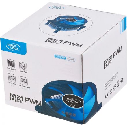 Кулер Deepcool THETA 21 PWM LGA1200/115X (TDP 95W, PWM, FAN 92mm) Color BOX