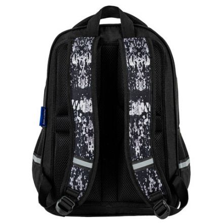 Рюкзак BRAUBERG SOFT, 2 отделения, 3 кармана, "Don't be afraid", СВЕТЯЩИЙСЯ, 40х31х15 см, 271364