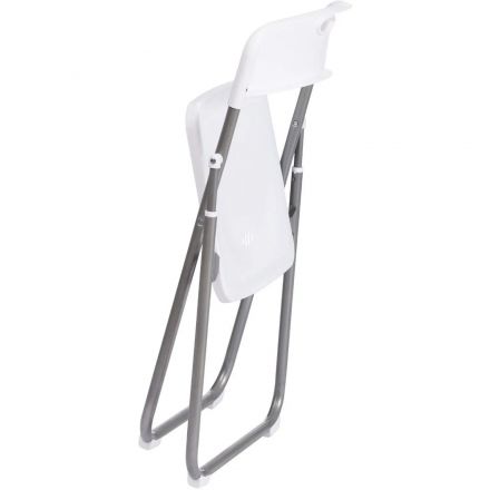 Стул складной FOLDER mod.3017H мет плас 49x46.5x73.5 бел/сер 6шт/уп