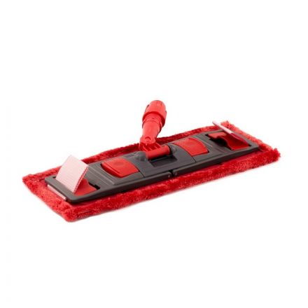 Держатель МОПа A-VM 40x11 см пластик серый/красный Держатель МОПа A-VM 40x11 см пластик серый/красный