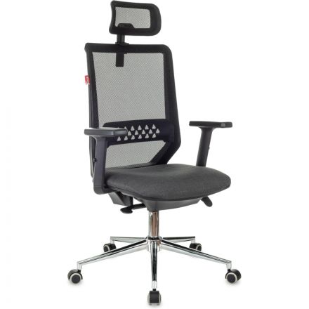 Кресло VB_EChair 663 TC-H/SL черный TW-01 38-418 сетка/ткань Кресло VB_EChair 663 TC-H/SL черный TW-01 38-418 сетка/ткань