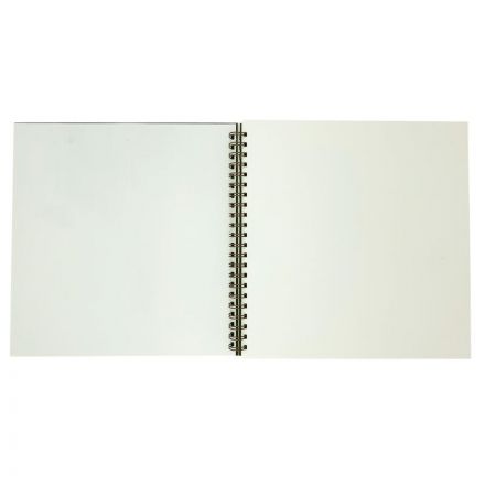 Скетчбук для эскизов Kroyter 295х295,80л,крем.бл.90г,спир,обл.тв.Cream00136