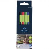 Набор капиллярных ручек Schneider "Line-Up" 04цв., 0,4мм, европодвес Набор капиллярных ручек Schneider "Line-Up" 04цв., 0,4мм, европодвес