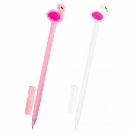 Ручка с топпером шариковая ЮНЛАНДИЯ "Лебедь", корпус ассорти, СИНЯЯ, пишущий узел 0,7 мм, 143801 Ручка с топпером шариковая ЮНЛАНДИЯ "Лебедь", корпус ассорти, СИНЯЯ, пишущий узел 0,7 мм, 143801