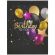 Пакет подарочный (1 штука) 33x13x45 см, ЗОЛОТАЯ СКАЗКА "Happy Birthday", фольга, черный, 608240