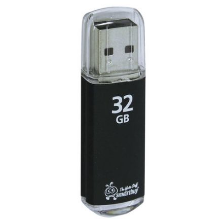 Флеш-диск 32 GB, SMARTBUY V-Cut, USB 2.0, металлический корпус, черный, SB32GBVC-K Флеш-диск 32 GB, SMARTBUY V-Cut, USB 2.0, металлический корпус, черный, SB32GBVC-K