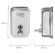 Дозатор для жидкого мыла LAIMA PROFESSIONAL INOX (гарантия 3 года), 0,5 л, нержавеющая сталь, зеркальный, 605394