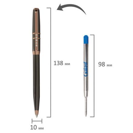 Ручка подарочная шариковая GALANT "SFUMATO GOLD", корпус металл, детали розовое золото, узел 0,7 мм, синяя, 143515 Ручка подарочная шариковая GALANT "SFUMATO GOLD", корпус металл, детали розовое золото, узел 0,7 мм, синяя, 143515