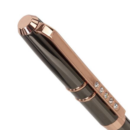 Ручка подарочная шариковая GALANT "SFUMATO GOLD", корпус металл, детали розовое золото, узел 0,7 мм, синяя, 143515
