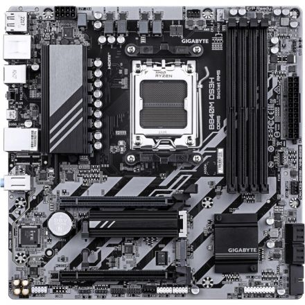 Материнская плата GIGABYTE B840M DS3H, AM5, B840, 4xDDR5 mATX