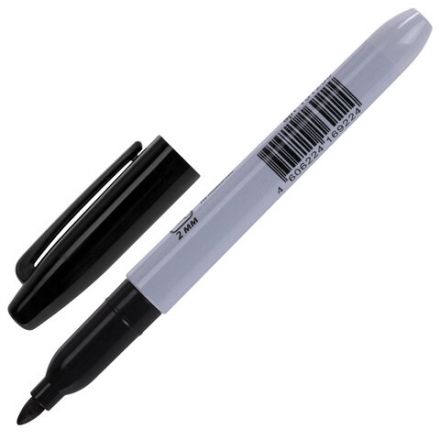 Маркеры перманентные STAFF EVERYDAY PM-233, НАБОР 4 ЦВЕТА, круглый наконечник 2,5 мм, 151237 Маркеры перманентные STAFF EVERYDAY PM-233, НАБОР 4 ЦВЕТА, круглый наконечник 2,5 мм, 151237