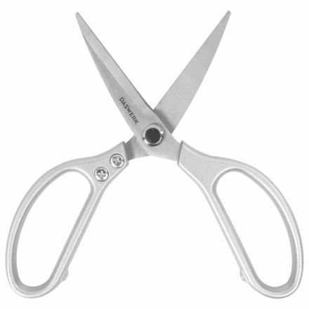 Ножницы кухонные DASWERK (ДАСВЕРК), 210 мм, удлиненное лезвие, металлические ручки, 608900