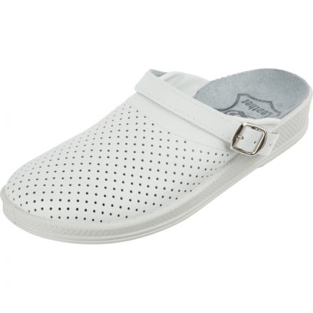 Сабо мужские из натуральной кожи белые размер 44 Сабо мужские из натуральной кожи белые размер 44