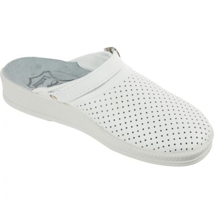 Сабо мужские из натуральной кожи белые размер 44 Сабо мужские из натуральной кожи белые размер 44