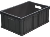 Ящик 600х400х250 сплошной  чёрный