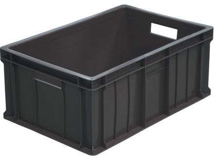 Ящик 600х400х250 сплошной чёрный Ящик 600х400х250 сплошной чёрный