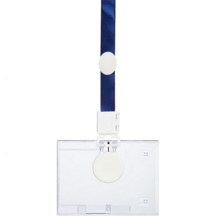 Бейдж Promega office горизонтальный 105х74 мм с держателем - рулеткой Бейдж Promega office горизонтальный 105х74 мм с держателем - рулеткой