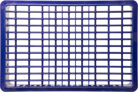 Ящик 600х400х150 с перфорацией  синий